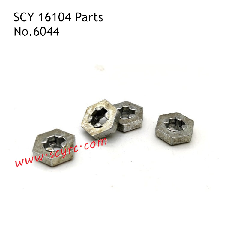 SCY 16104 Parts Wheel Hex 6044