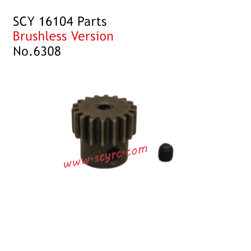 SCY 16104 Pro RC Car Parts Brushless Motor Gear 6308