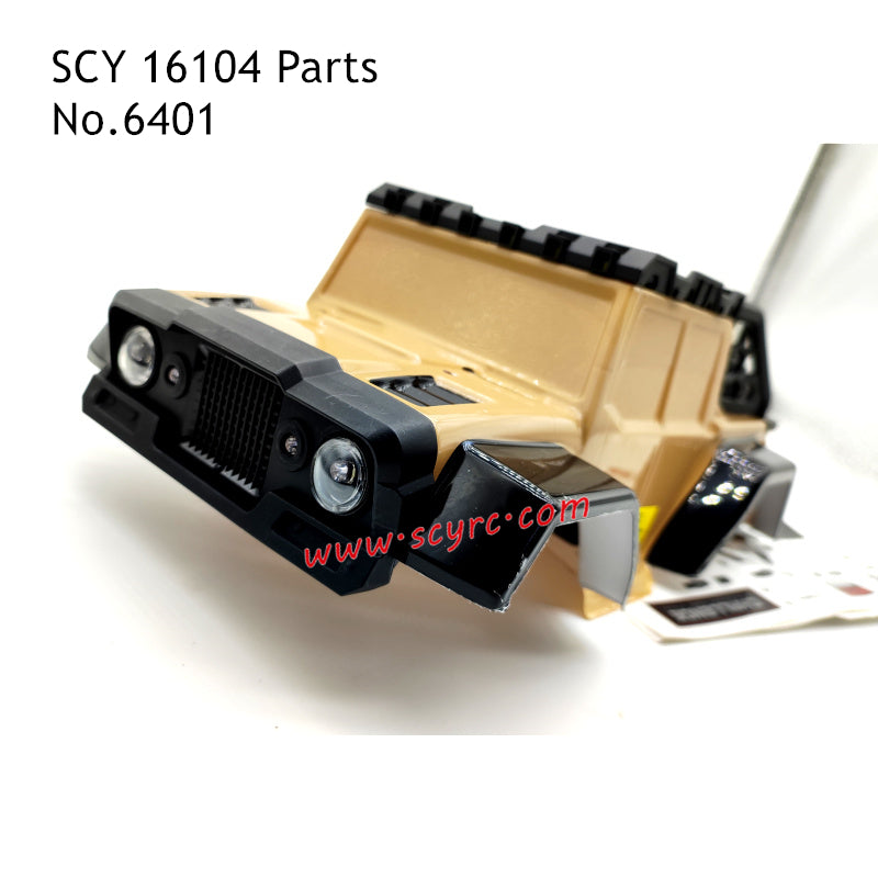 SCY 16104 RC Car Parts Body Shell 6401