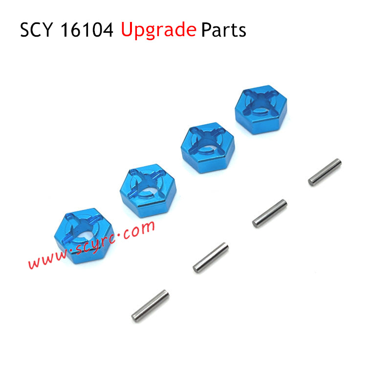 SCY 16104 RC Car Upgrade Parts Metal Wheel Hex