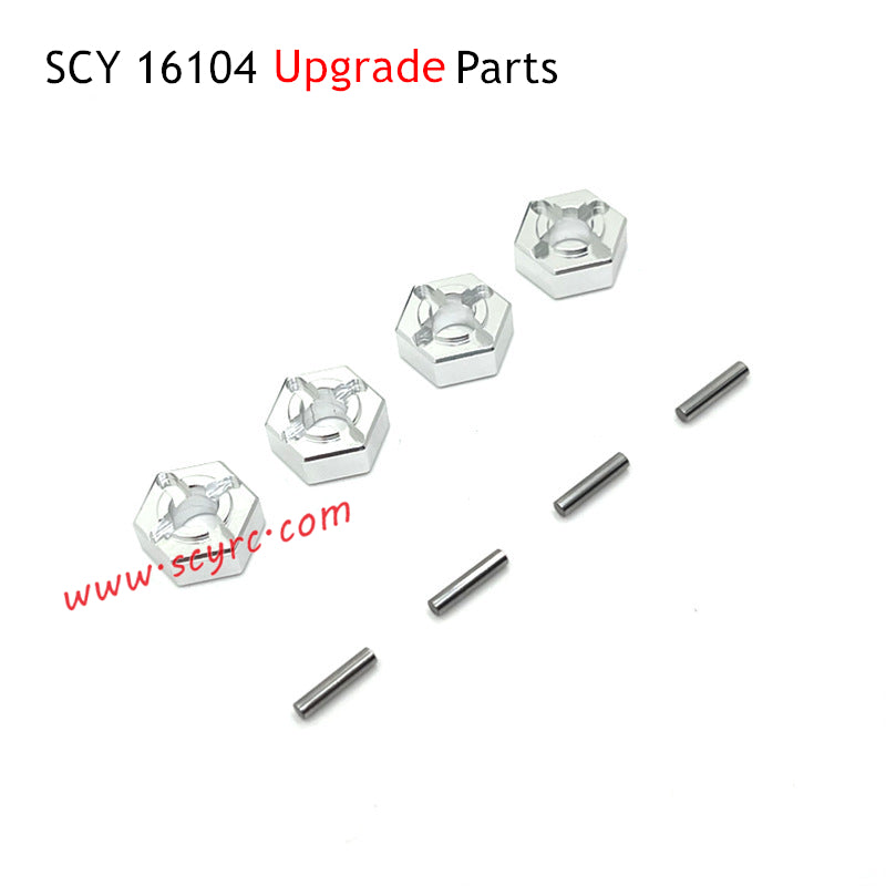 SCY 16104 RC Car Upgrade Parts Metal Wheel Hex