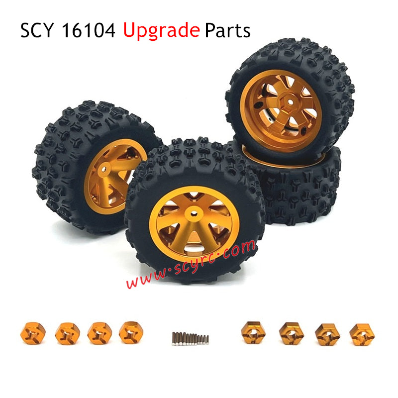 SCY 16104 RC Car Upgrade Parts Wheels