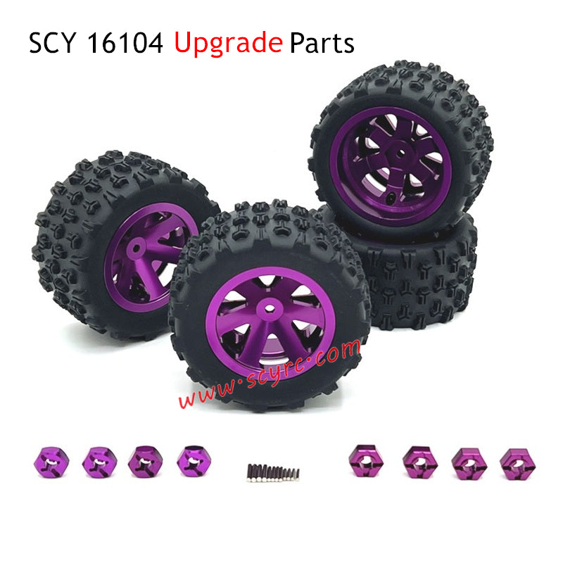 SCY 16104 RC Car Upgrade Parts Wheels