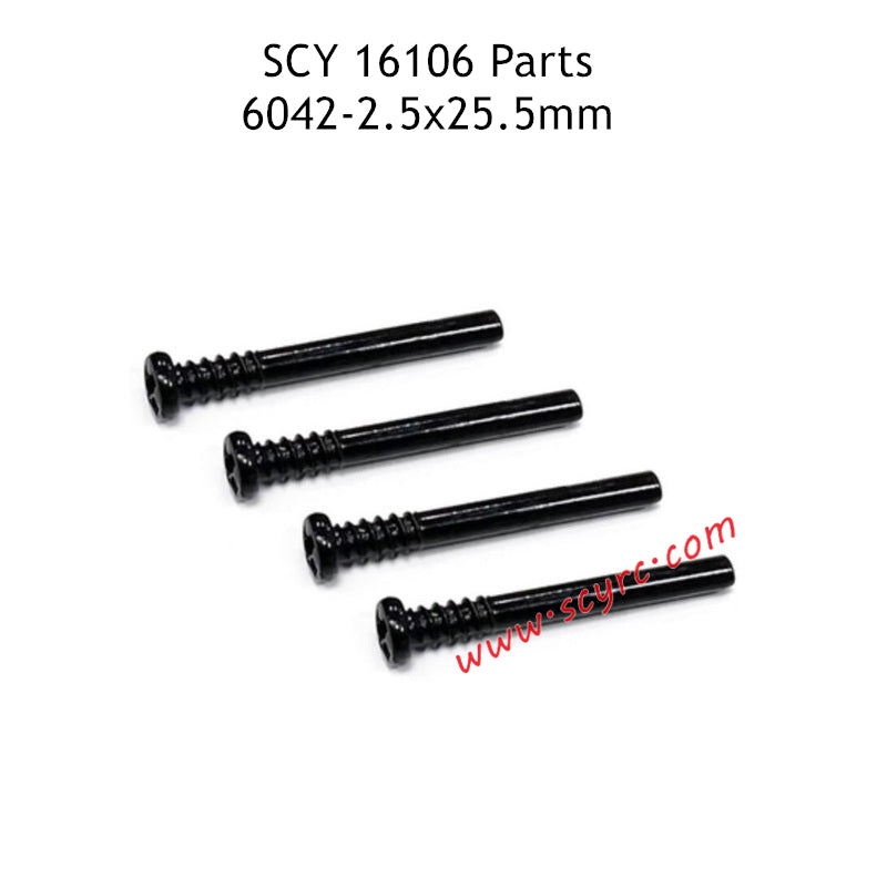 SCY 16106 Parts 2.5X25.5mm Screw 6042