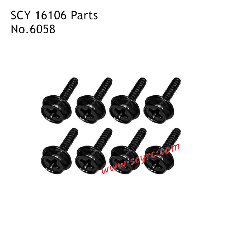 SCY 16106 Parts 2.6X10HWBH Screw 6058