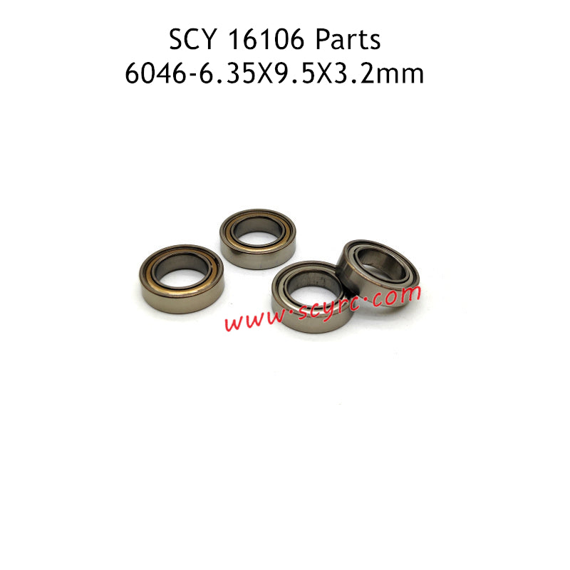 SCY 16106 Parts 6.35X9.5X3.2mm Ball Bearing 6046