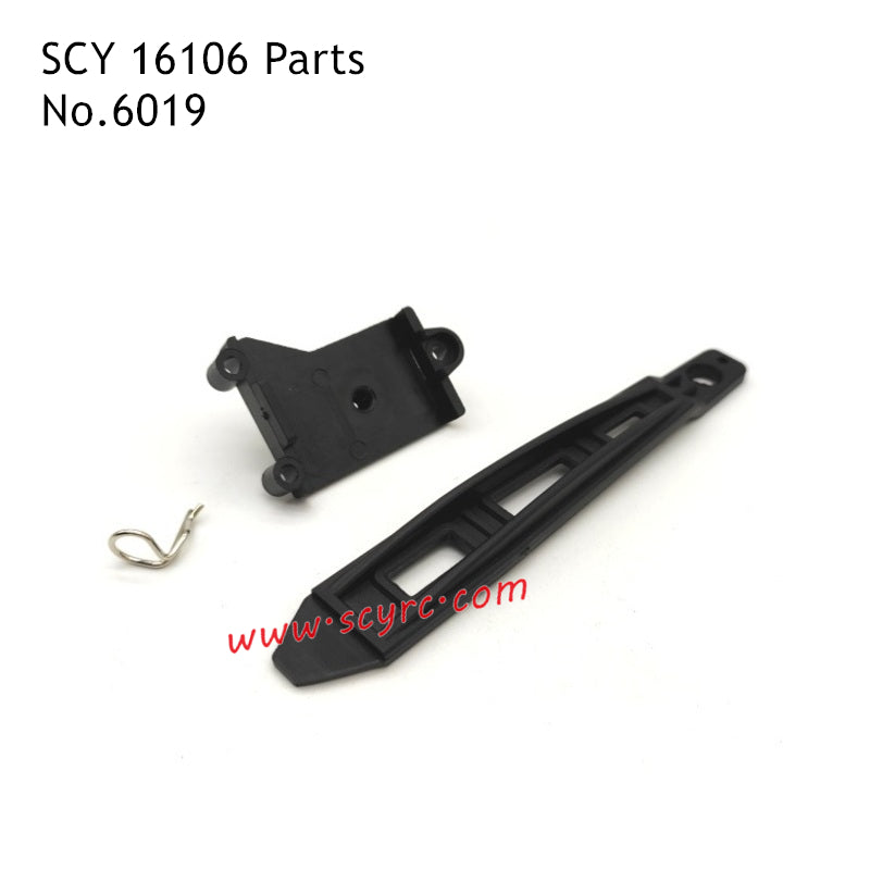 SCY 16106 Parts Servo Base and Battery Strip 6019