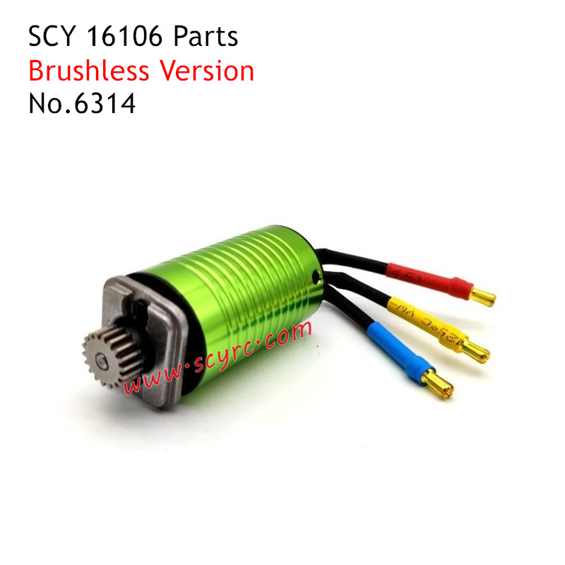 SCY 16106 Pro Parts Brushless 2840 4000KV Motor 6314