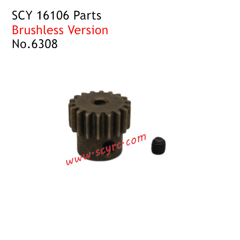 SCY 16106 Pro Parts Brushless Motor Gear 6308