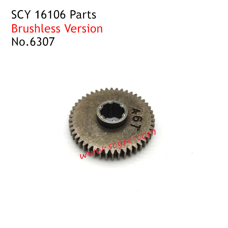 SCY 16106 Pro Parts Metal 46T Main Gear 6307