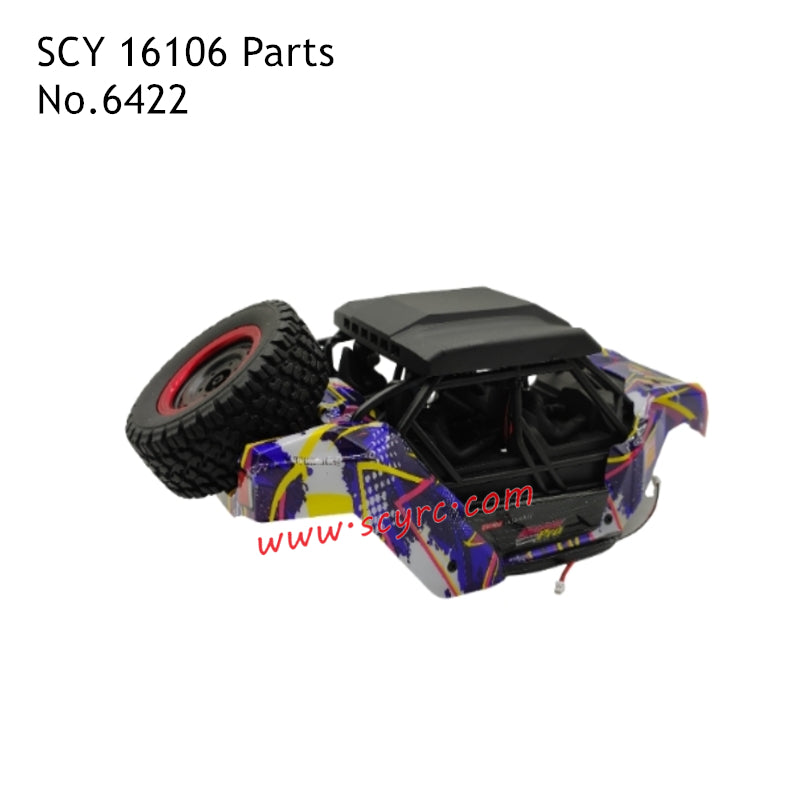 SCY 16106 Pro RC Car Parts Body Shell 6422 Purple