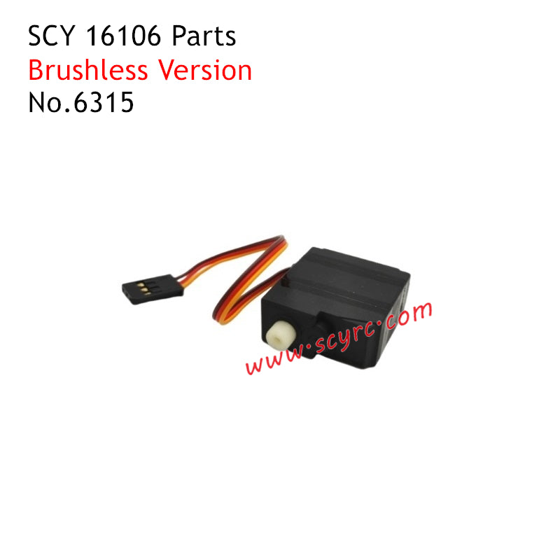 SCY 16106 Pro RC Car Parts Brushless 3-Wire 17G Servo 6315