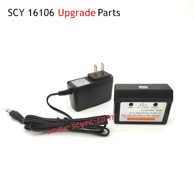 SCY 16106 Pro Upgrade Parts 7.4V Balance Charger US Plug