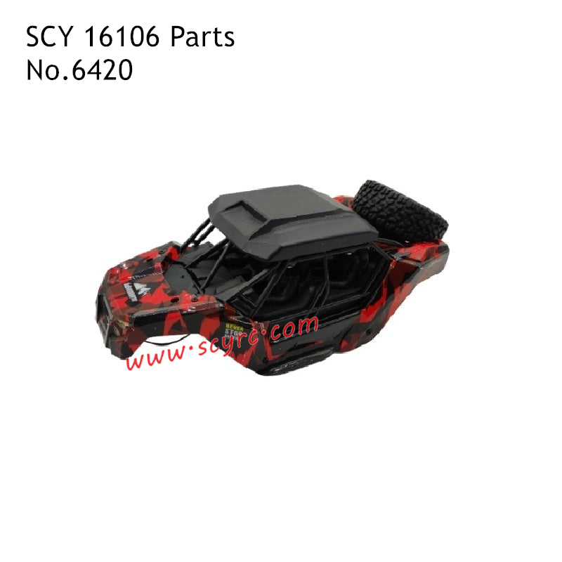 SCY 16106 RC Car Parts Body Shell 6420