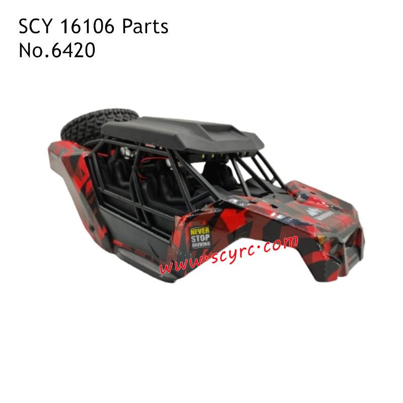 SCY 16106 RC Car Parts Body Shell 6420