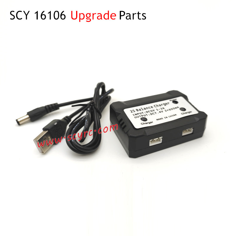 SCY 16106 Upgrade Parts 7.4V Dual Battery Charger