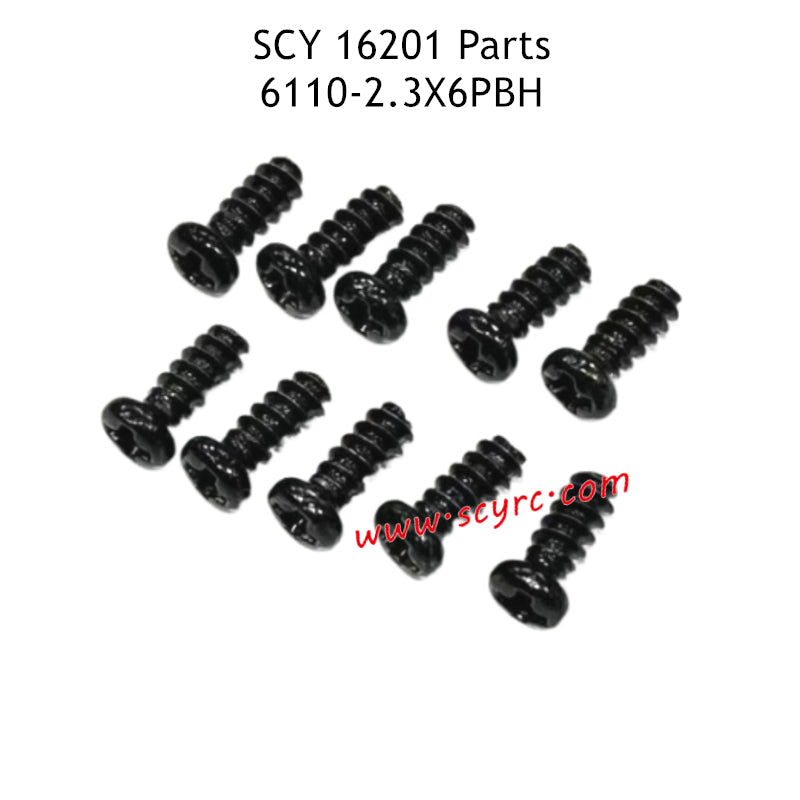 SCY 16201 Parts 2.3X6PBH Screws 6110
