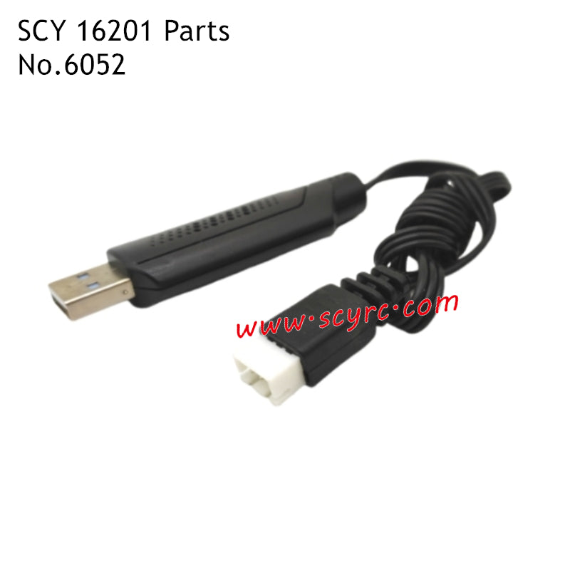 SCY 16201 Parts 7.4V 800mAh USB Charger 6052