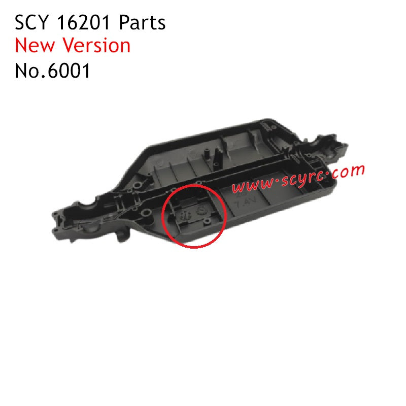 SCY 16201 Parts Chassis 6001