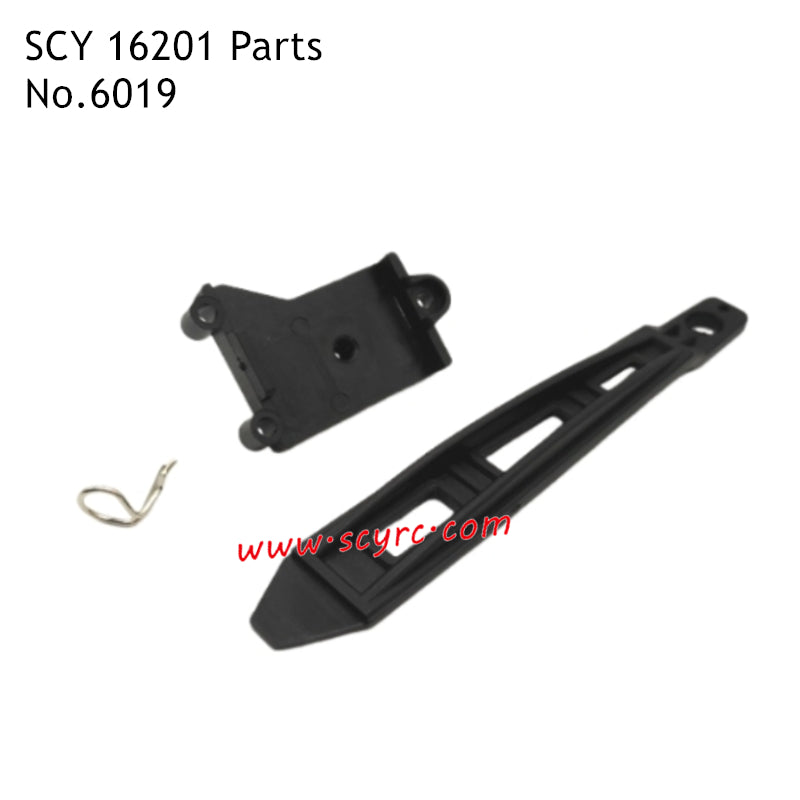 SCY 16201 Parts Servo Base and Battery Strip 6019