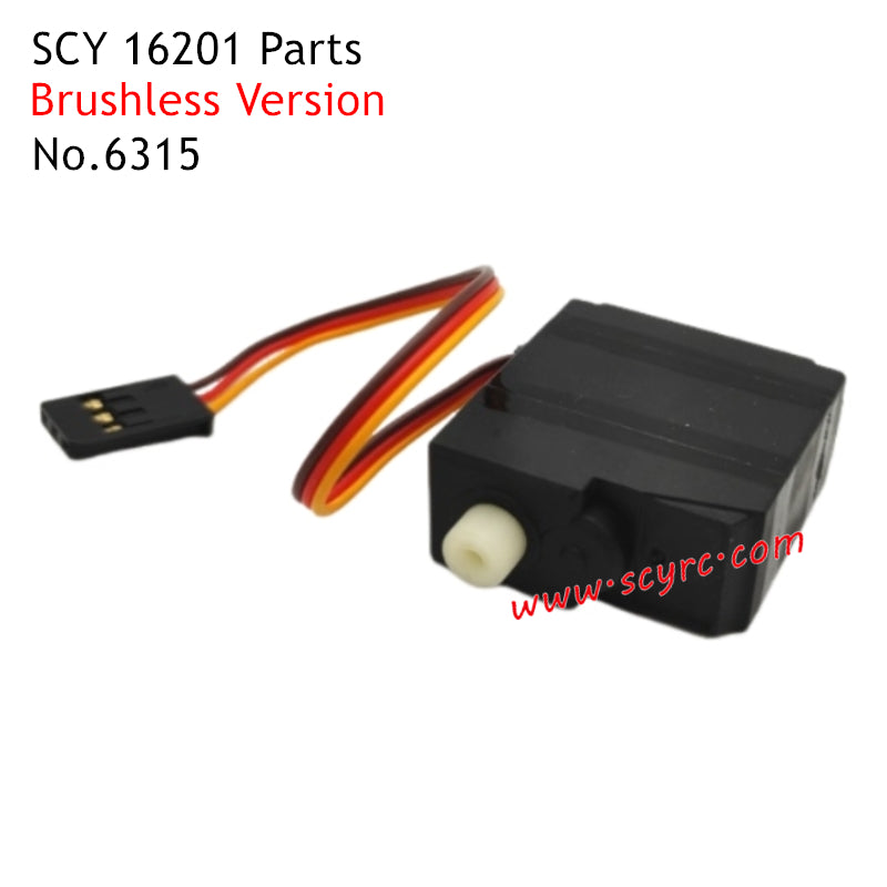 SCY 16201 Pro Parts Brushless 3-Wire 17G Servo 6315