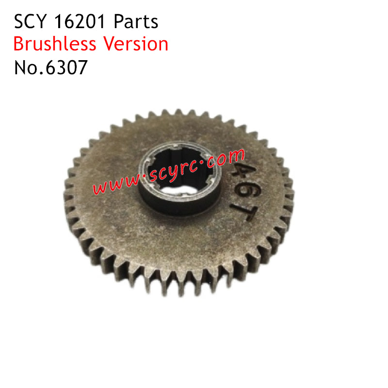 SCY 16201 Pro Parts Brushless Metal Main Gear 6307