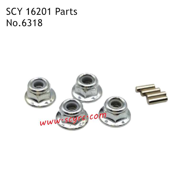 SCY 16201 Pro Parts M4 Locknut 6318