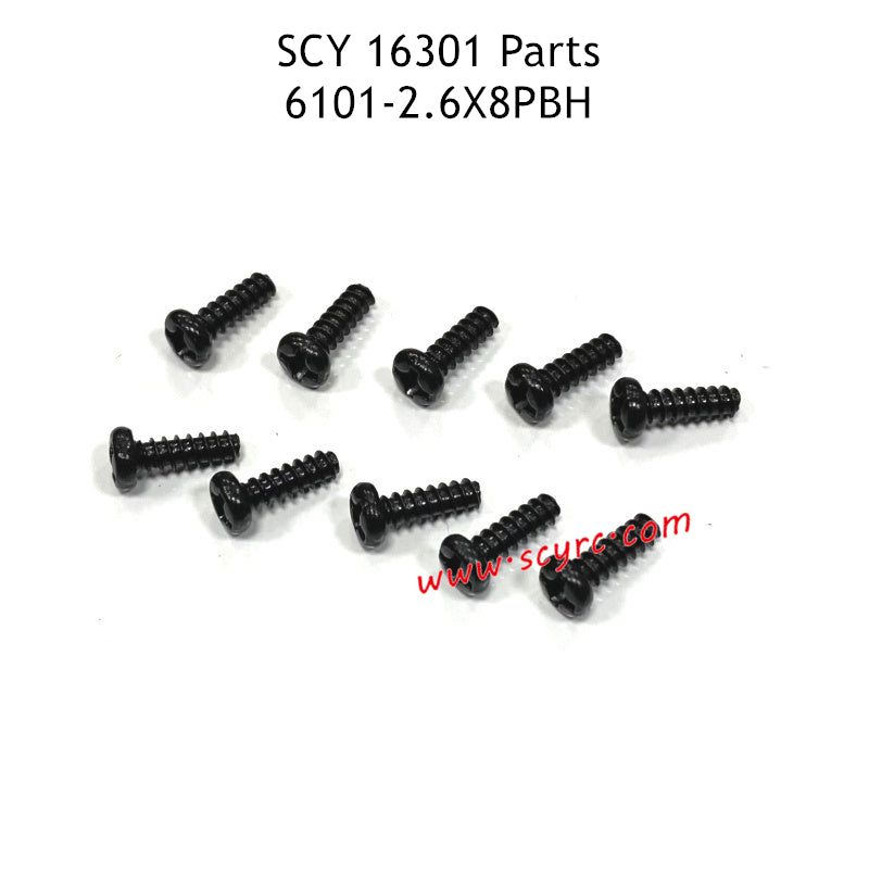 SCY 16301 Parts 2.6X8PBH Screw 6101