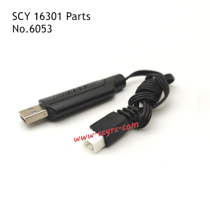SCY 16301 Parts 7.4V 800mAh USB Charger 6052