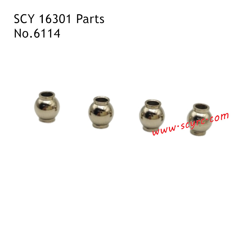 SCY 16301 Parts Metal Pivot Balls 6114