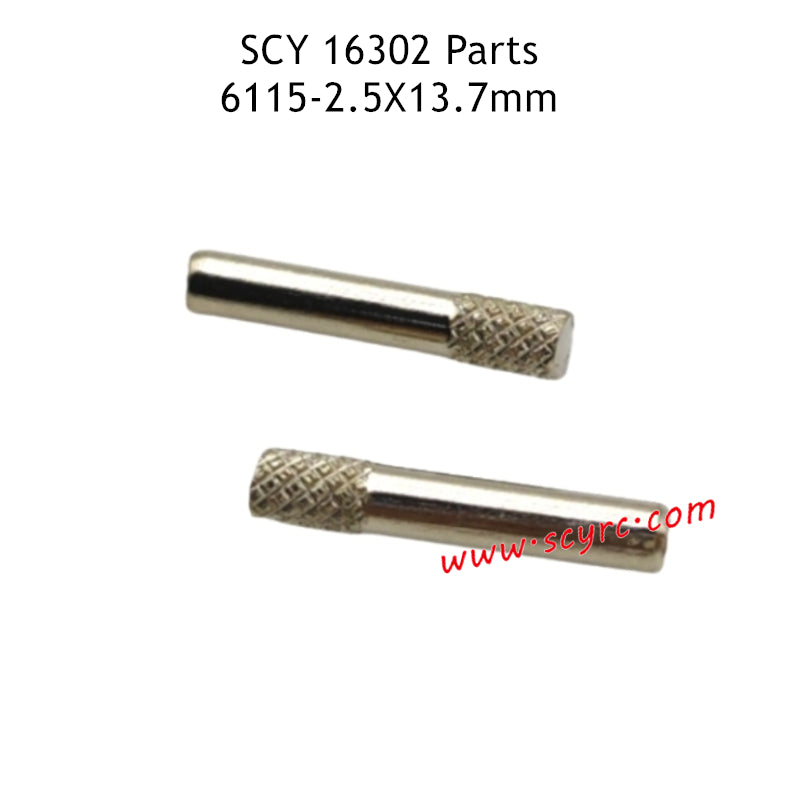 SCY 16302 Parts 2.5X13.7mm Rear Upper Swing Arm Shaft Pin 6115