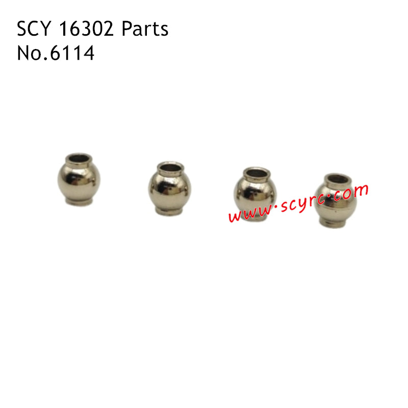 SCY 16302 Parts Metal Pivot Balls 6114