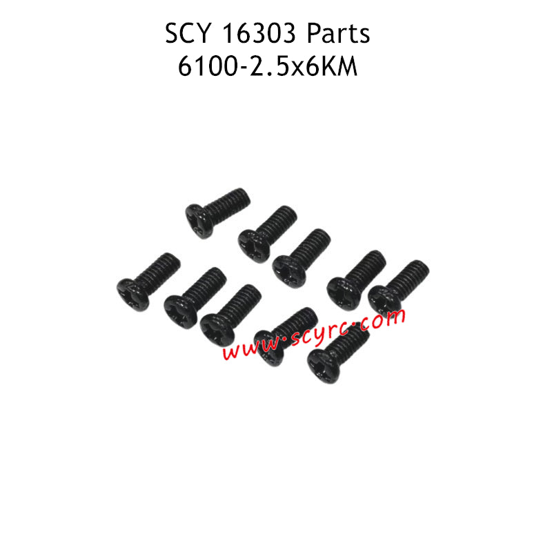 SCY 16303 Parts 2.5X6KM Screw 6100