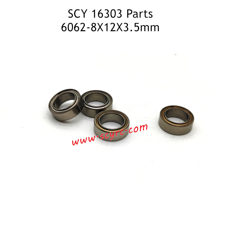 SCY 16303 Parts 8X12X3.5mm Ball Bearing 6062