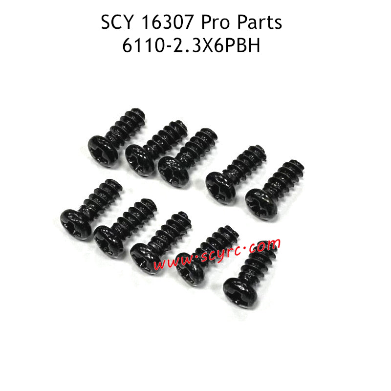 SCY 16307 Pro Parts 2.3X6PBH Screw 6110