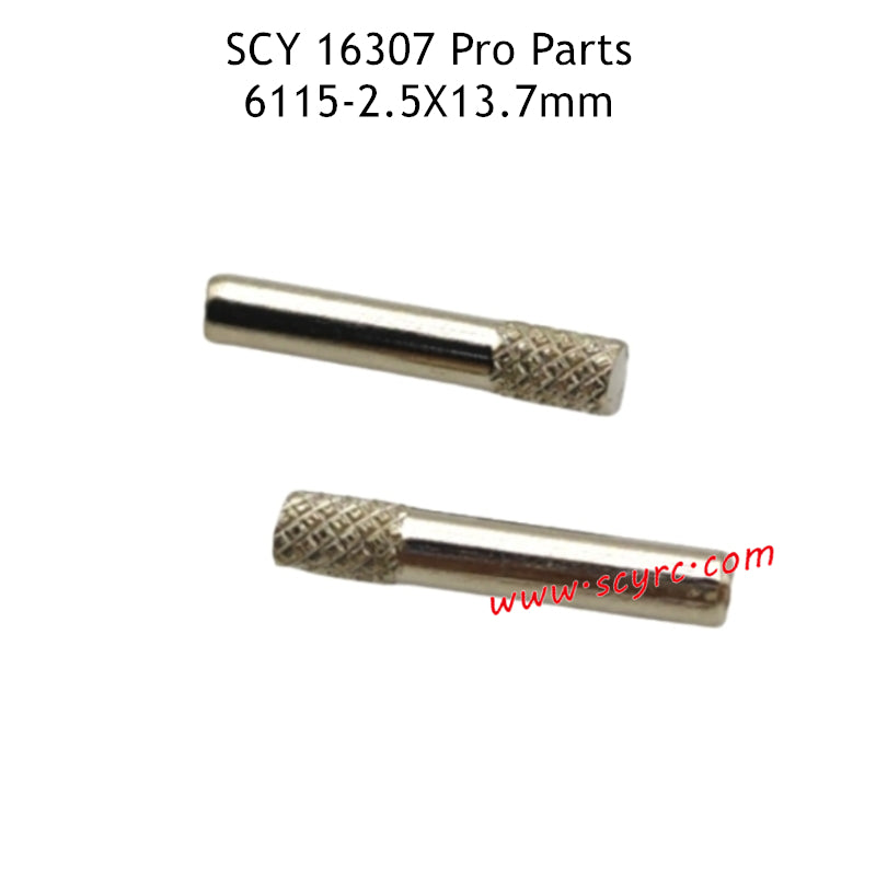 SCY 16307 Pro Parts 2.5X13.7mm Rear Upper Swing Arm Shaft Pin 6115