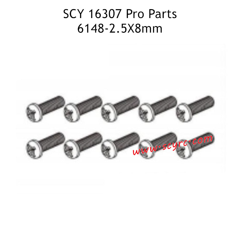 SCY 16307 Pro Parts 2.5X8mm Screw 6148