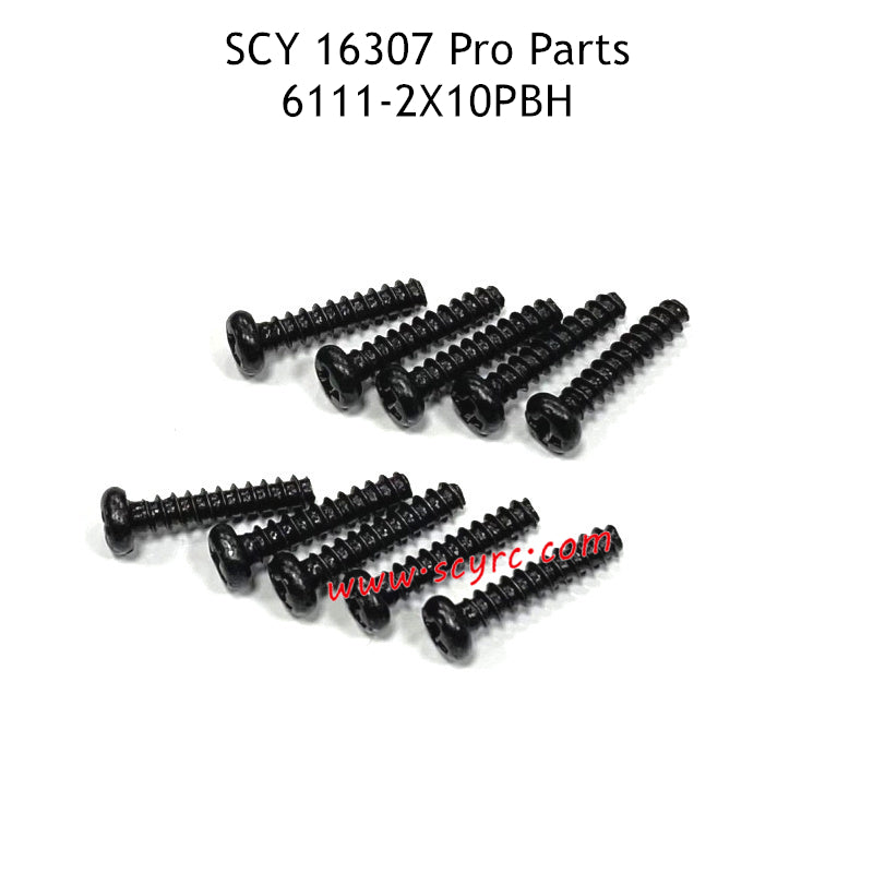 SCY 16307 Pro Parts 2X10PBH Screw 6111