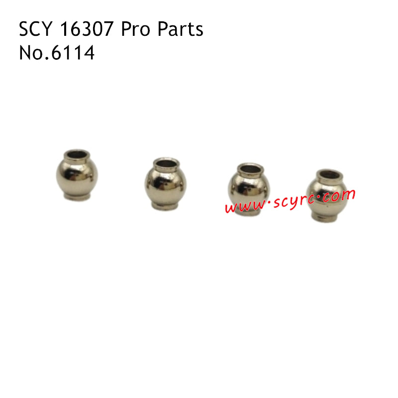 SCY 16307 Pro Parts Metal Pivot Balls 6114