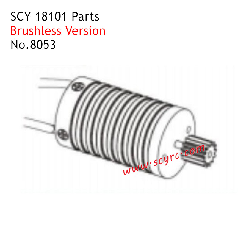 SCY 18101 Pro RC Car Parts Brushless 2440 Motor 8053