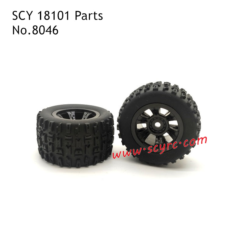 SCY 18101 RC Car Parts 67MM Tire 8046