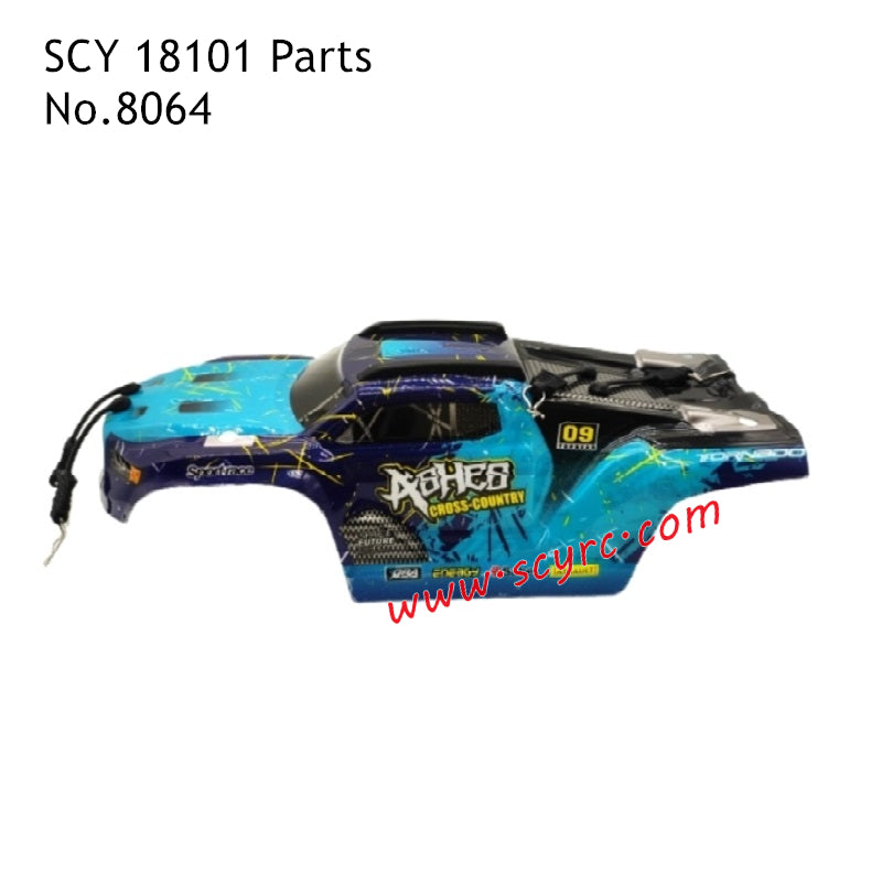 SCY 18101 RC Car Parts Body Shell 8064