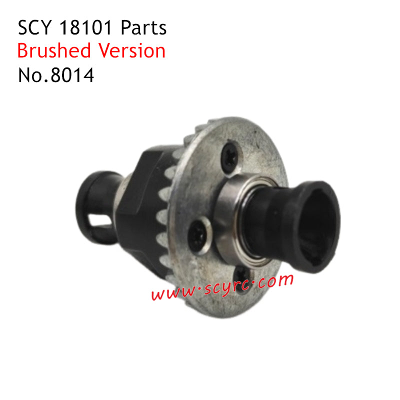 SCY 18101 RC Car Parts Differential For Brushed Version 8014