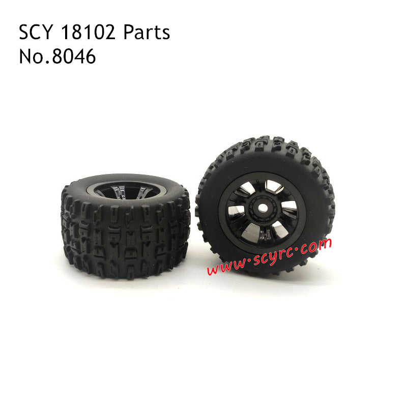 SCY 18102 RC Car Parts 67MM Tire 8046