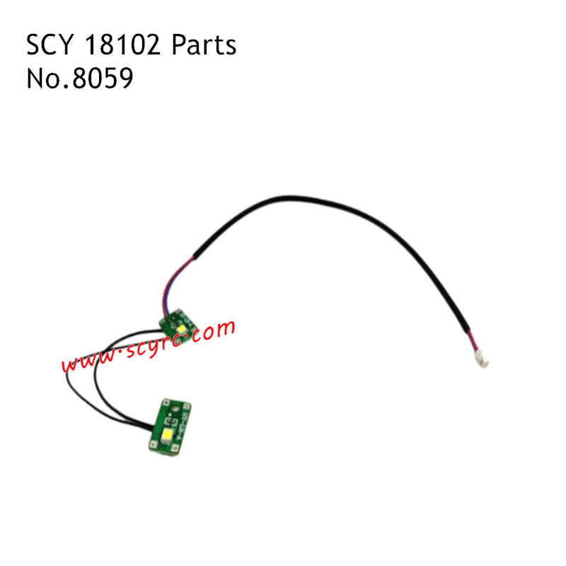 SCY 18102 RC Car Parts Front Anti-Collision Light Panel 8059
