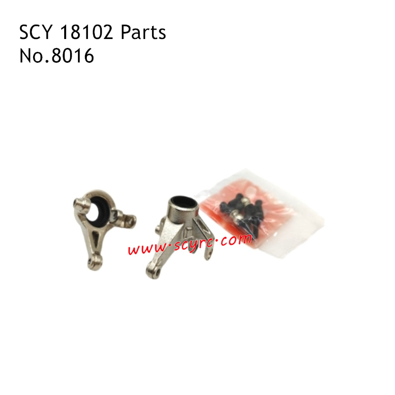 SCY 18102 RC Car Parts Metal Front Steering Cup Kit 8016