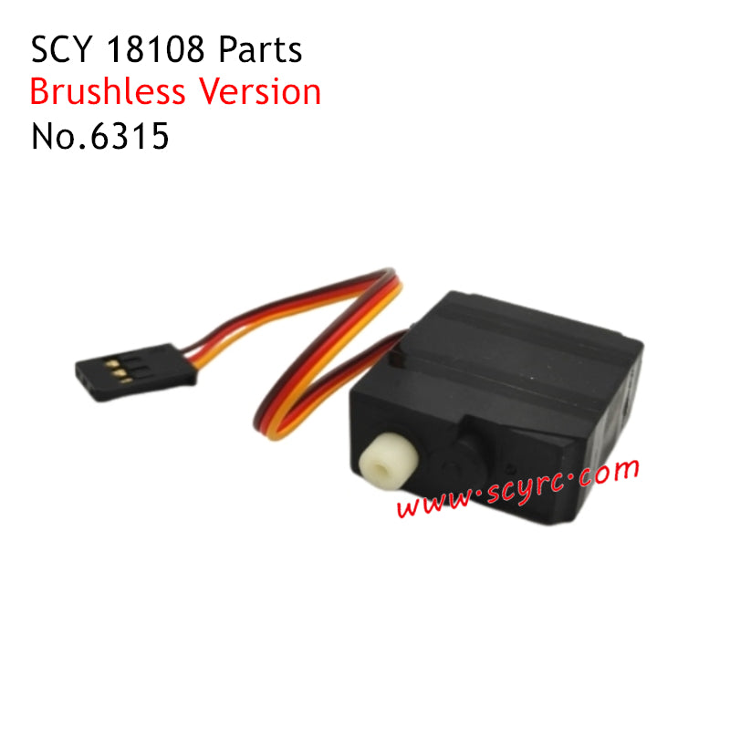 SCY 18108 Parts Brushless 3-Wire 17G Servo 6315