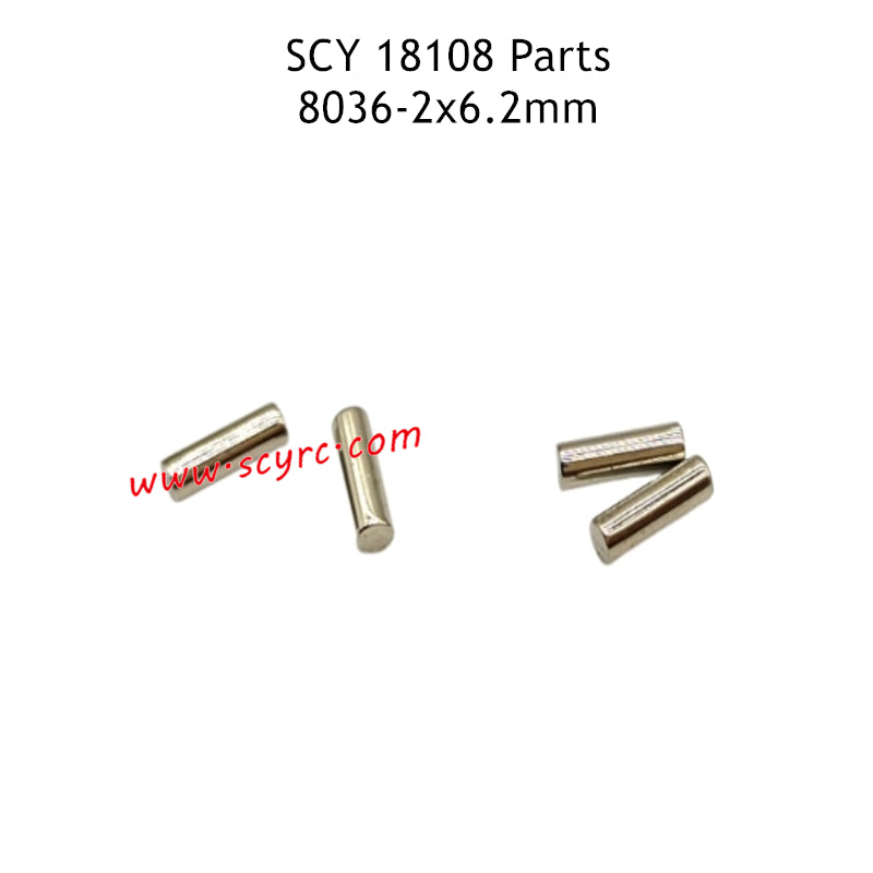 SCY 18108 RC Car Parts 2X6.2mm Optical Axis 8036