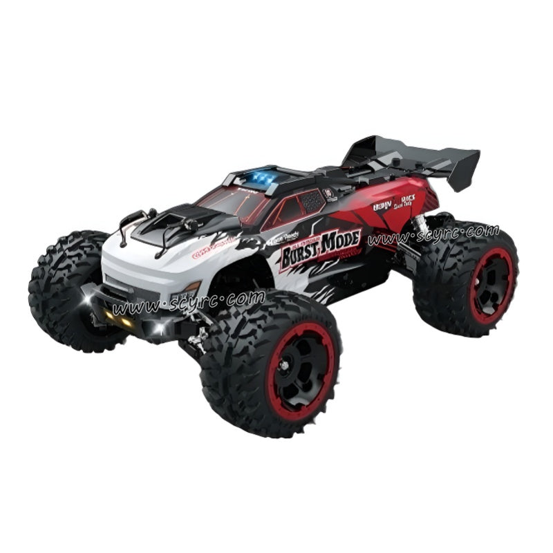SUCHIYU SCY 10101 1/10 4WD High Speed RC Monster Truck, White/Red Color Option Remote Control Off-Road Buggy for Adults