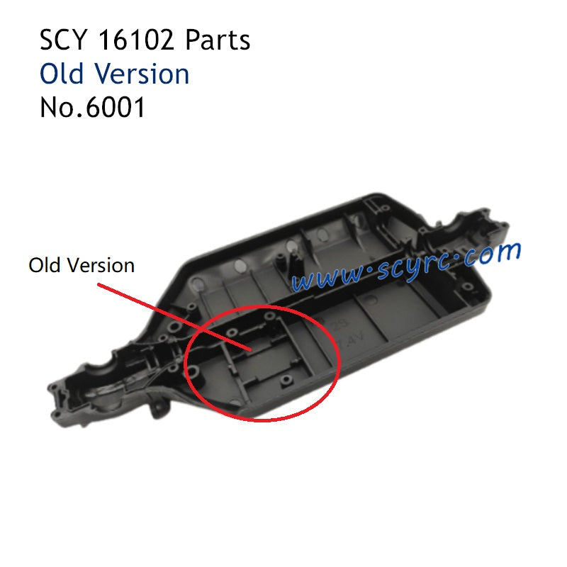SUCHIYU 16102 RC Car Parts Chassis 6001
